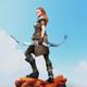 Illustration for article titled If iHorizon Zero Dawns/i Aloy Was In iOverwatch/i